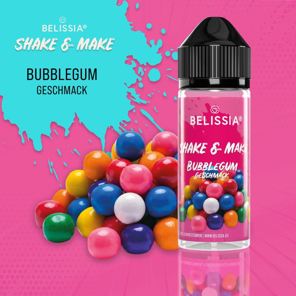 Belissia Shake and Make Bubblegum - 10ml hochdosiertes