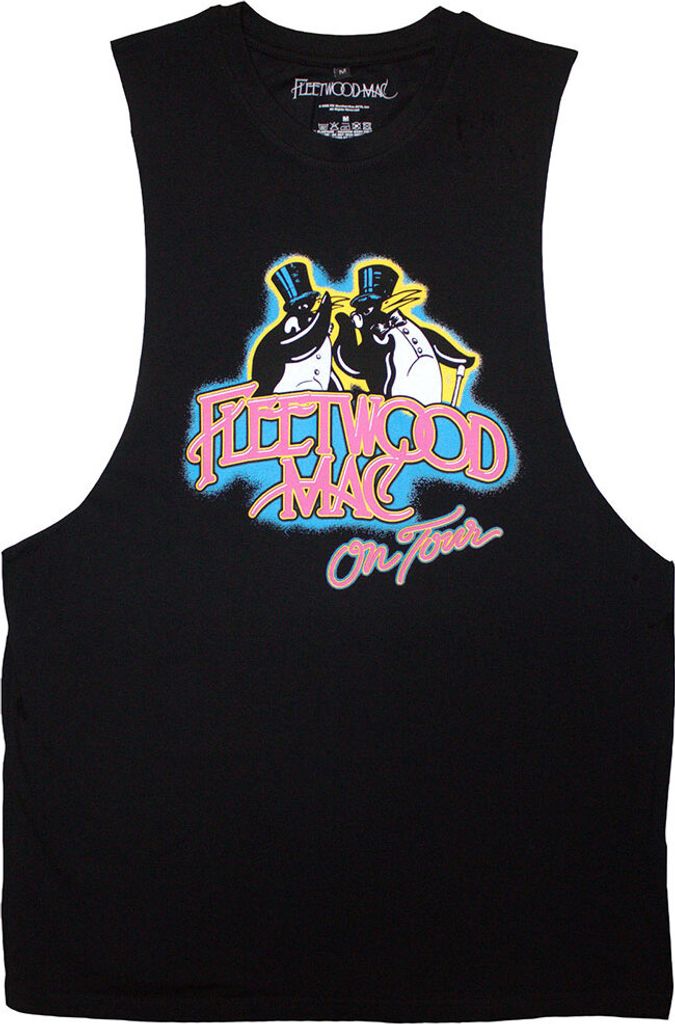 Fleetwood Mac - "On Tour" Top für Herren/Damen Uni RO13500 (XL) (Schwarz)
