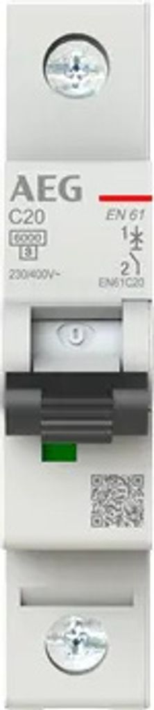 AEG Leitungsschutzschalter Elfaplus 6kA C-20A 1P (2CDS251088R0204)