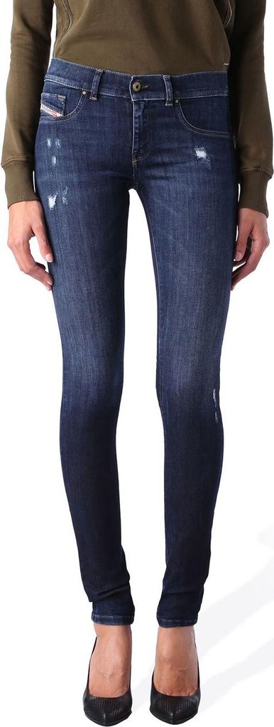 Diesel Livier 0668F Damen Jeans Hose Slim Jeggings