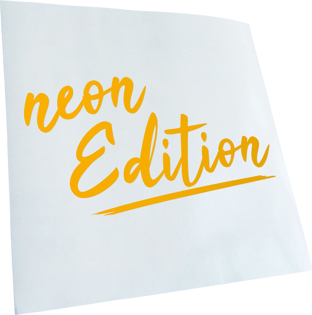 Kiwistar - Autoaufkleber - Neon Edition - Weiss - 19x10cm - Aufkleber für Auto, Laptop, Fahrrad, LKW, Motorrad mehrfarbig JDM Decal Racing