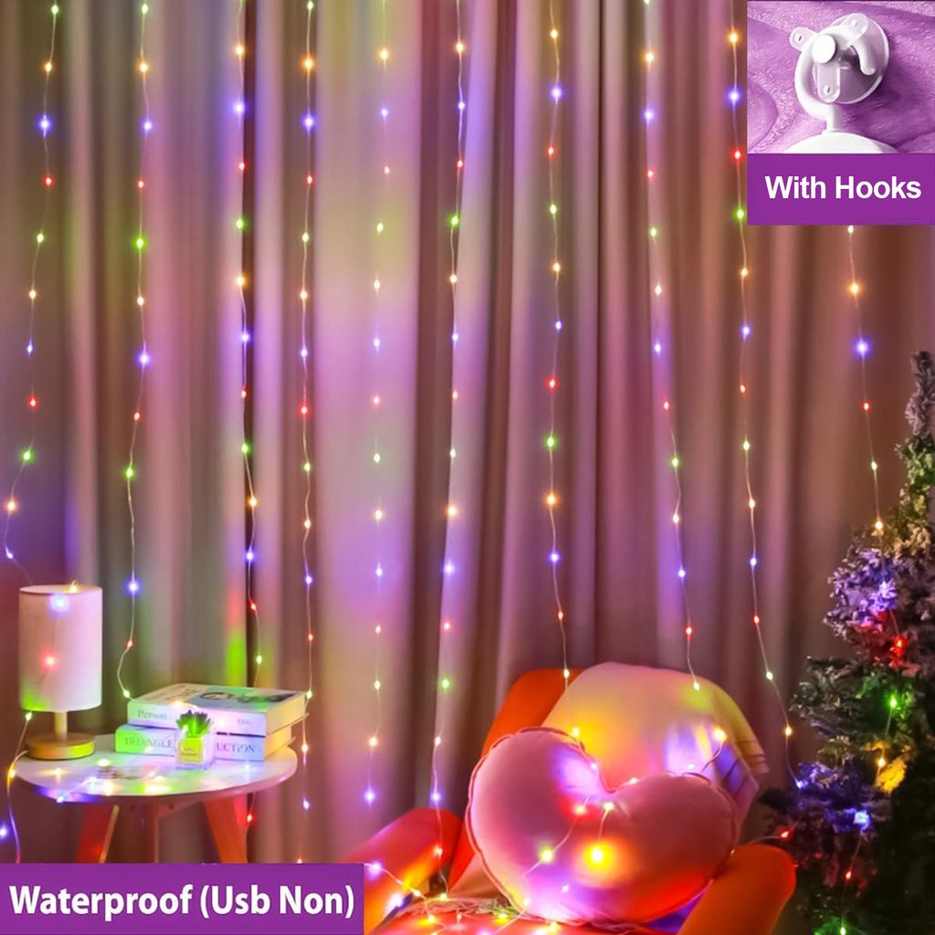 Catena Luminosa A Batteria 20 M 200 LED – Con Timer E Telecomando, 8 Modalità, IP65 Impermeabile, Per Camera, Natale, Matrimoni E Feste