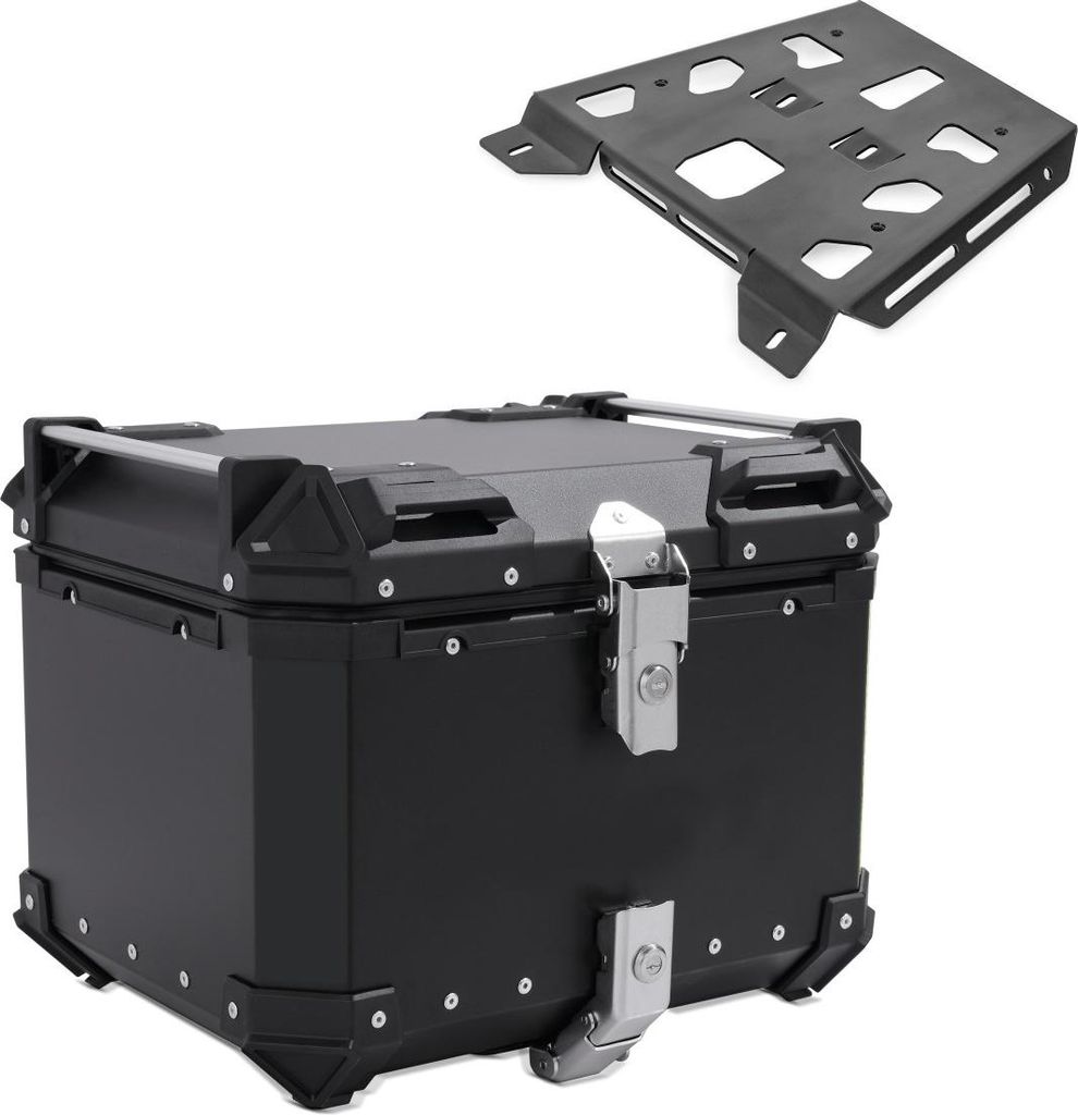 Set Topcase + Gepäckträger für KTM 790 Adventure / R 19-25 schwarz XB5
