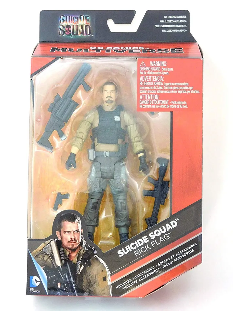 Figurine Rick Flag Suicide Squad DC Comics Multiverse 15cm Mattel