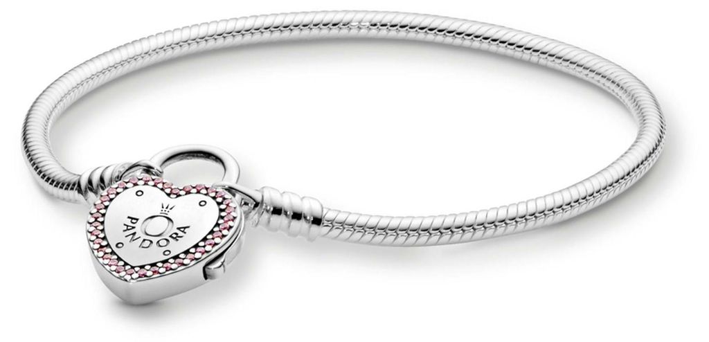 Pandora Armband Damen Moments Silber Rosa 596586FPC 18 Produktbild 