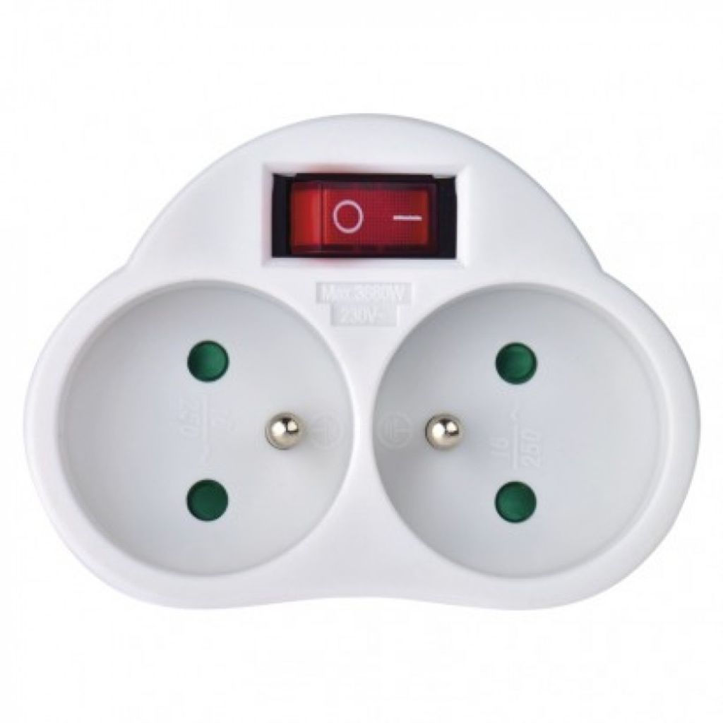 Emos P0062, 250 V, 16 A, Biela, 3680 W, Plast Obrázok produktu 