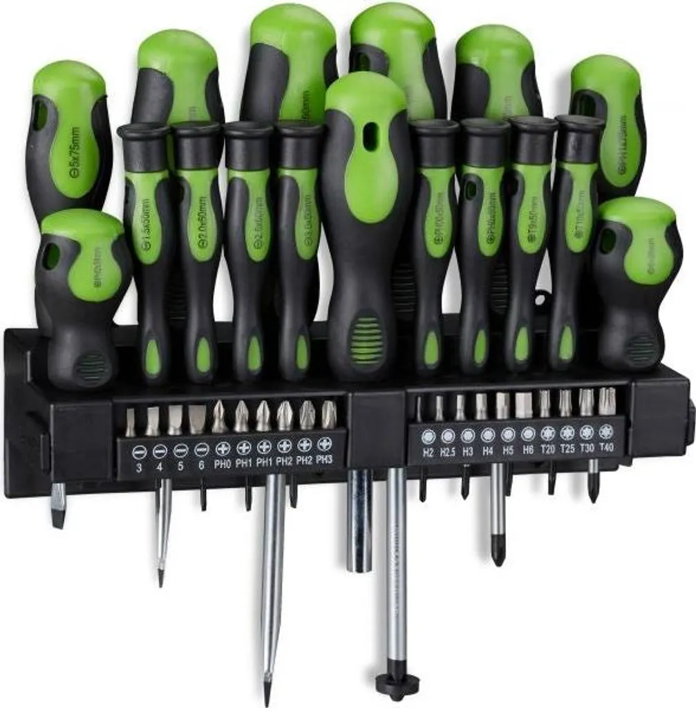 Coffret de tournevis complet 37 pièces pour bricolage et mécanique auto