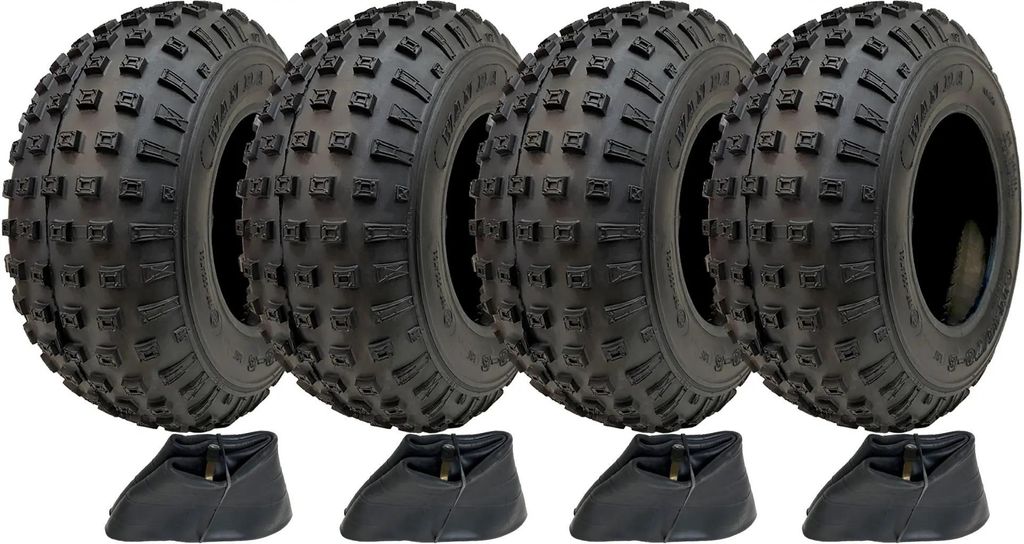 4-145/70-6 - Sada pneumatík a duší pre štvorkolky 50cc 90cc Obrázok produktu 