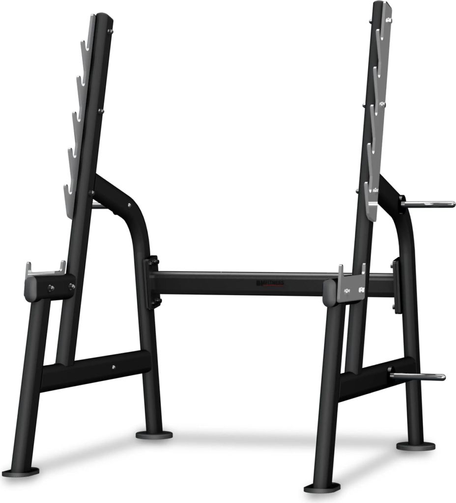 Squat-Rack, individuell einsetzbar, verschiedene Stangenablagehöhen