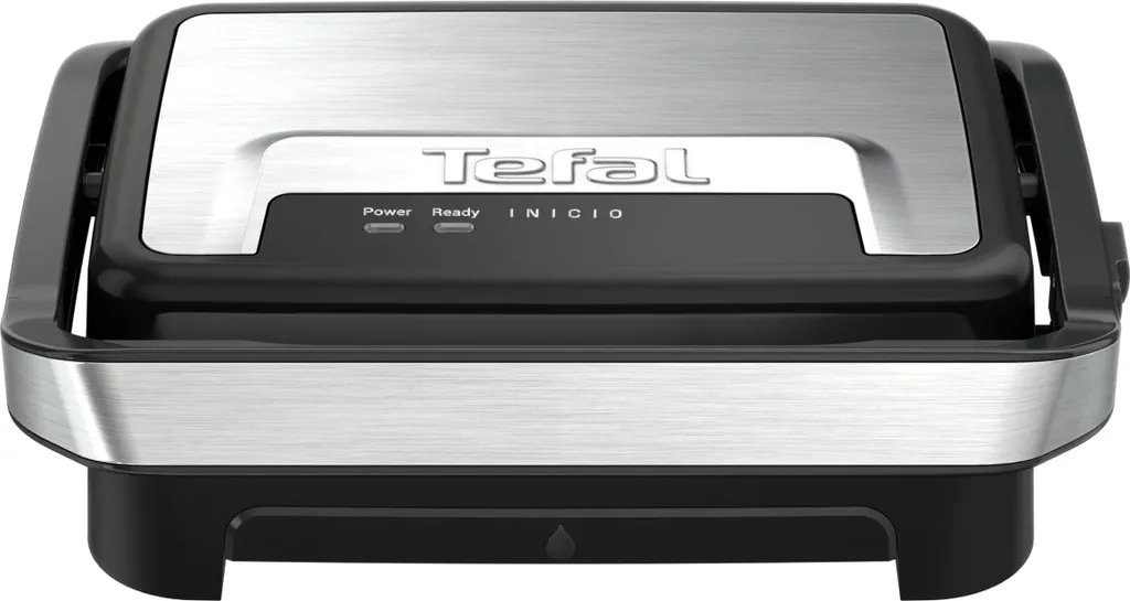 Gril de contact antiadhésif Tefal 1000 W format compact noir et inox