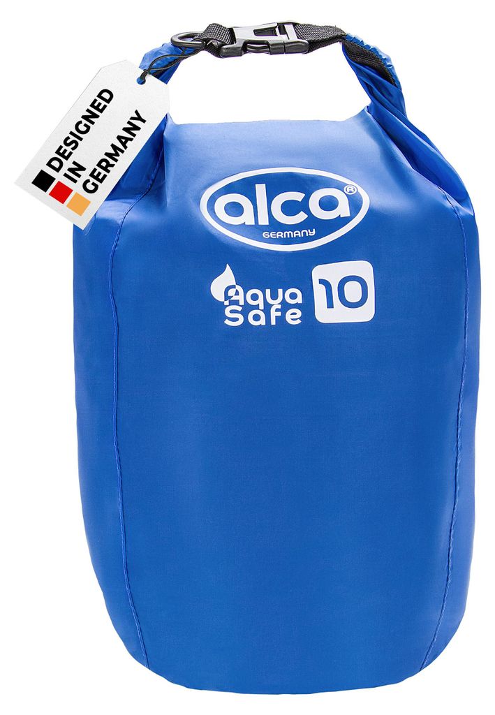 alca® Packsack wassergeschützt 10 l Volumen für Trekking Produktbild 