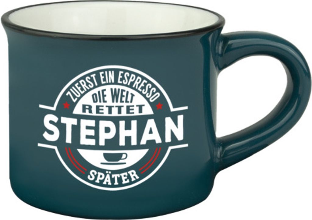 Persönliche Espressotasse Mokkatasse - Stephan