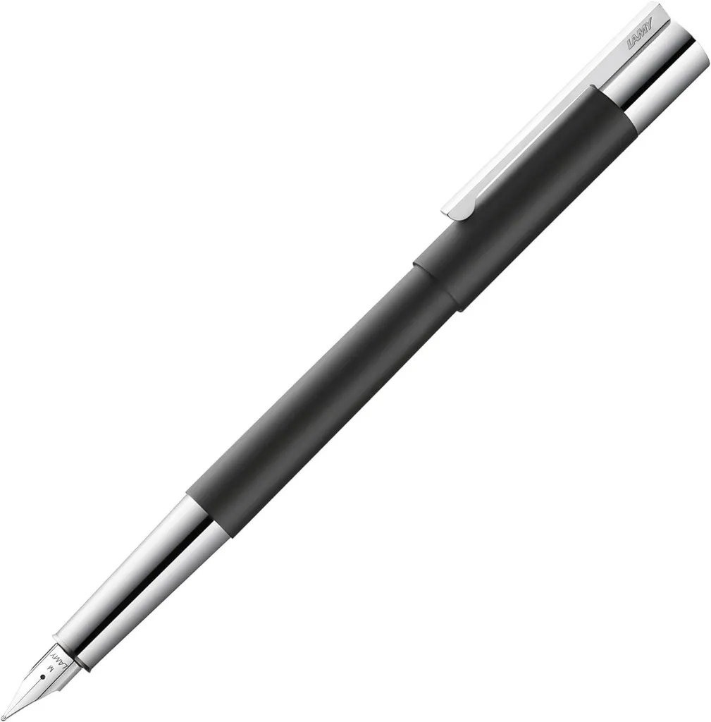 Stylo plume LAMY scala noir mat 1224113 plume taille M moyenne