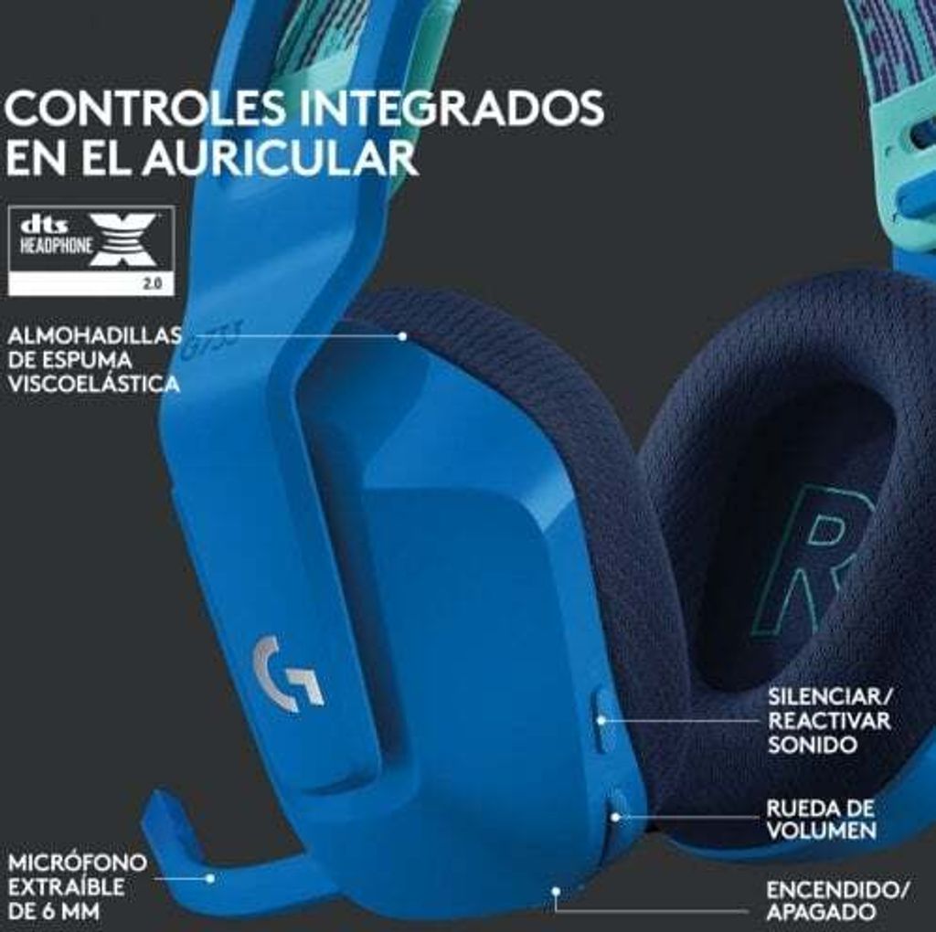Logitech G G733 Lightspeed blau Produktbild 14
