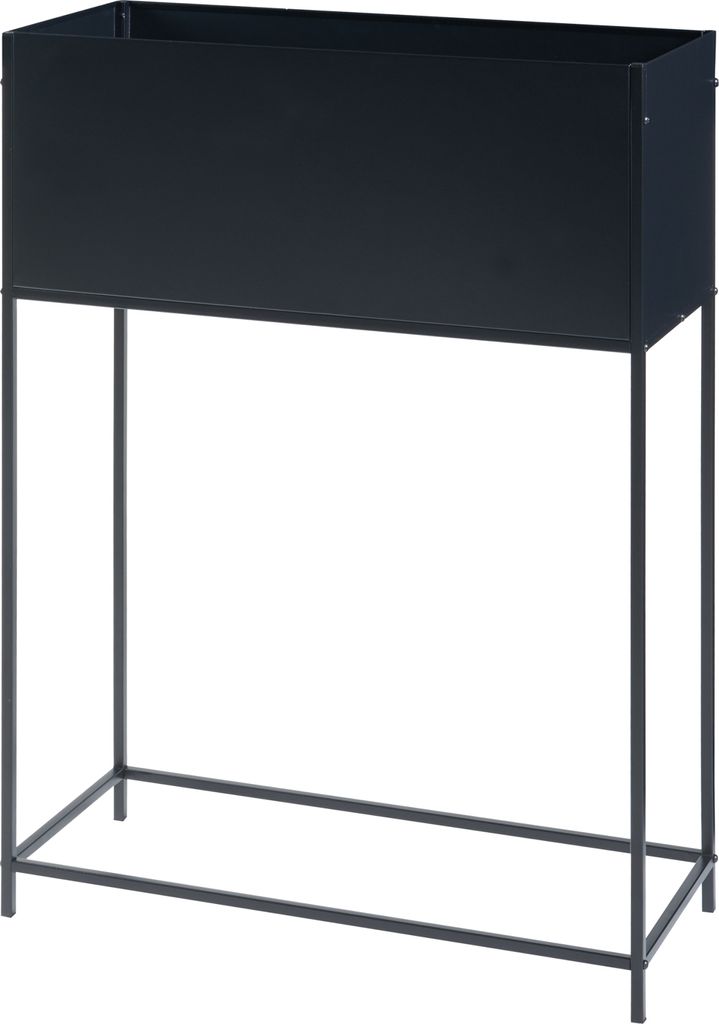 Pflanzenständer ’Porsgrunn’ Metall 100 x 70 x 30 cm Schwarz Produktbild 2