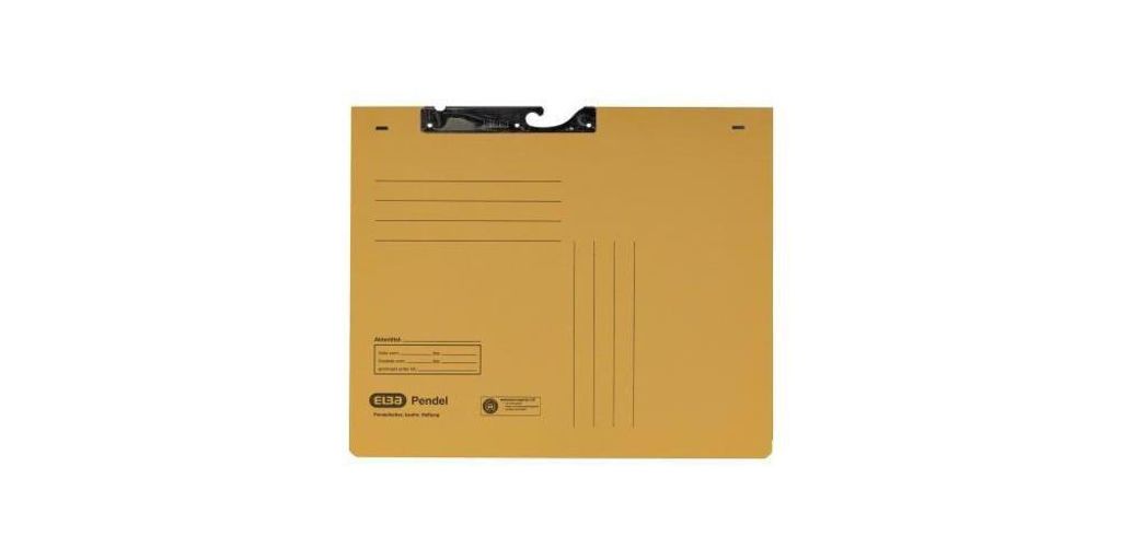 ELBA Pendelhefter 100560101 DIN A4 kfm. Heftung 320g Karton gelb