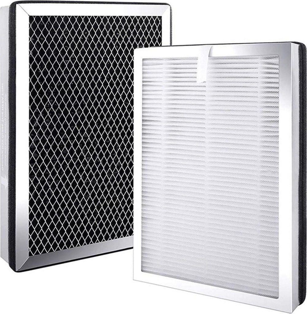 H13 HEPA-Ersatzfilter f??r Luftreiniger, 2 St??ck echte HEPA-Filter