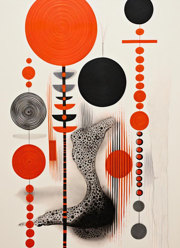 Plakat 40x55cm Kontrastierender Kosmos