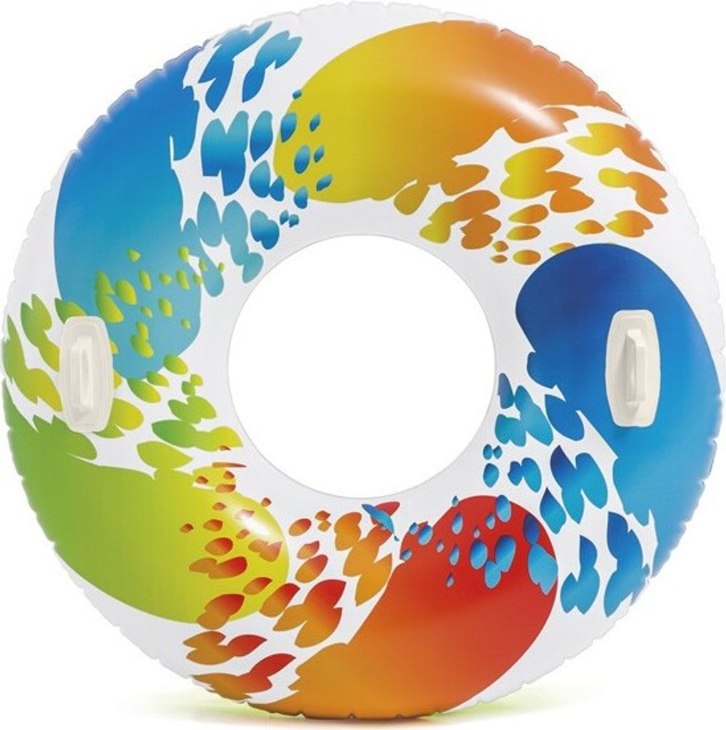 Spielring 122cm Rainbow Color mit Griffen Produktbild 