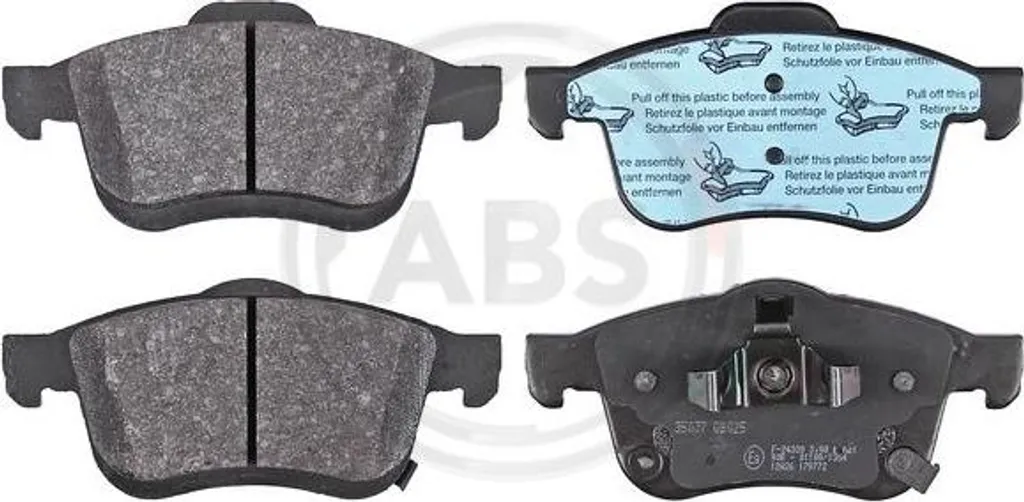 Kit freinage pour Fiat 500L avec plaquettes de frein A.B.S. 35037 neuves