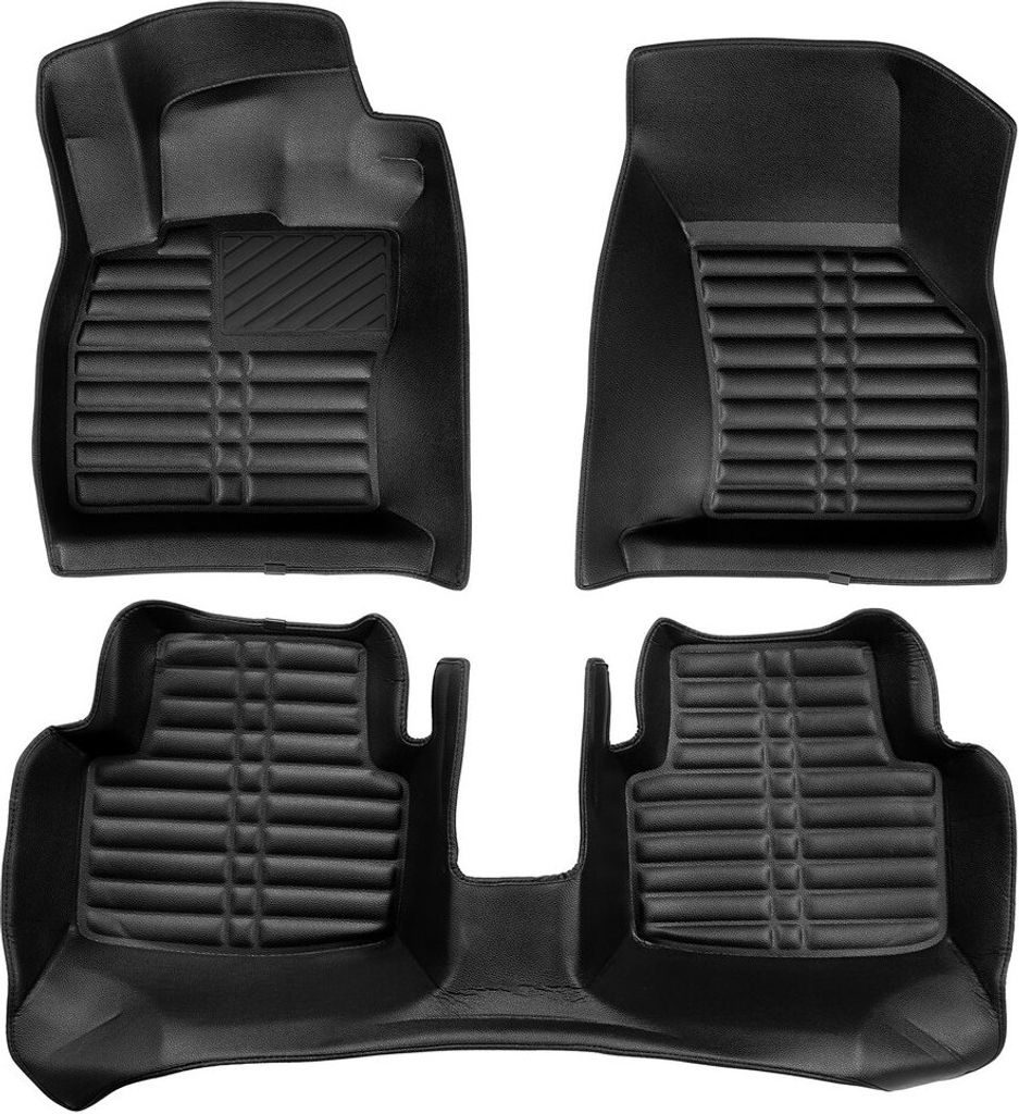 5D Premium Auto Fussmatten TPE Set passend für VW Passat (B8) Baujahr 2014-2023