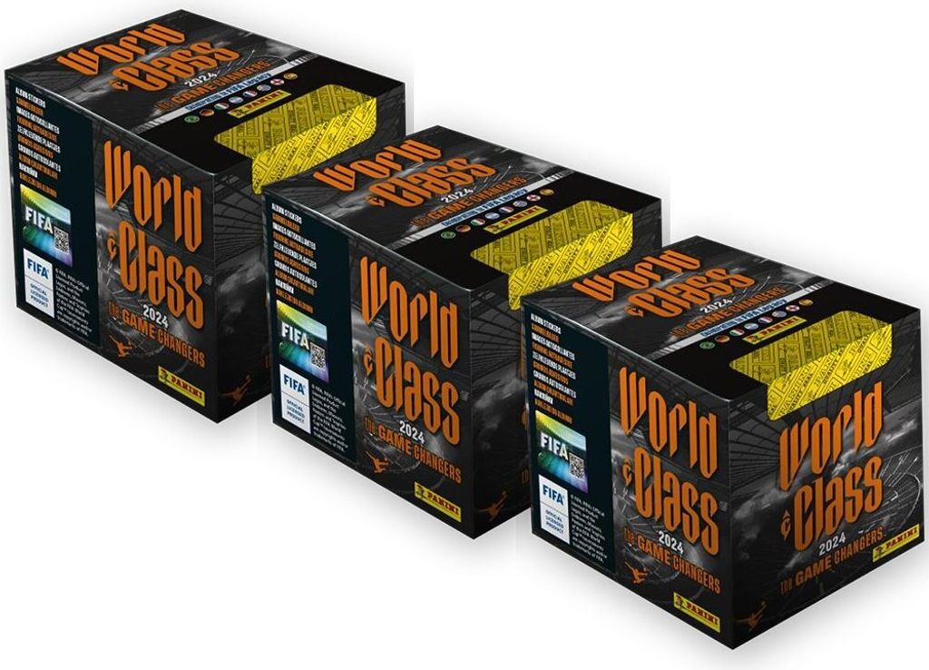 World Class - 2024 - Sammelsticker - 3 Displays (150 Tüten)