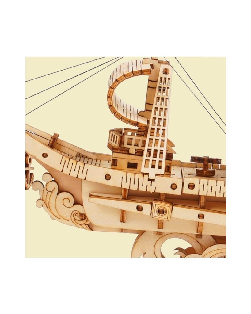 ROBOTIME Rolife 3D drevené puzzle Plachetnica 118 dielikov Obrázok produktu 4