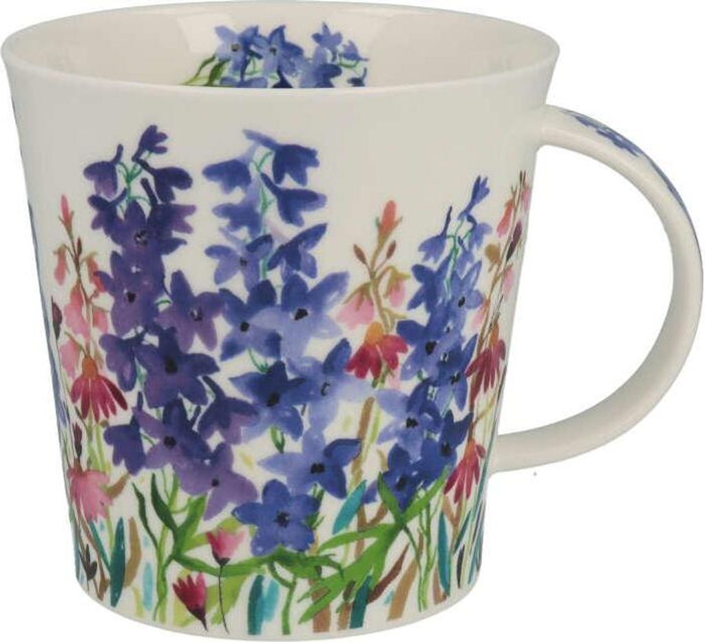 Dunoon Becher Teetasse Kaffeetasse Cairngorm Campagne Delphinium