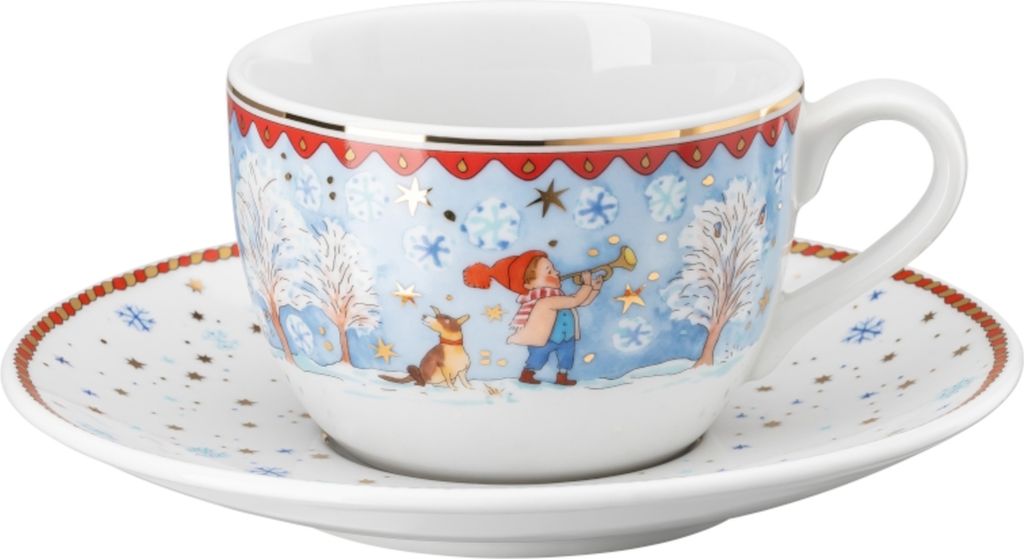 Hutschenreuther Sammelserie 2022 Cappuccinota. 2-tlg. Weihnachtsa.