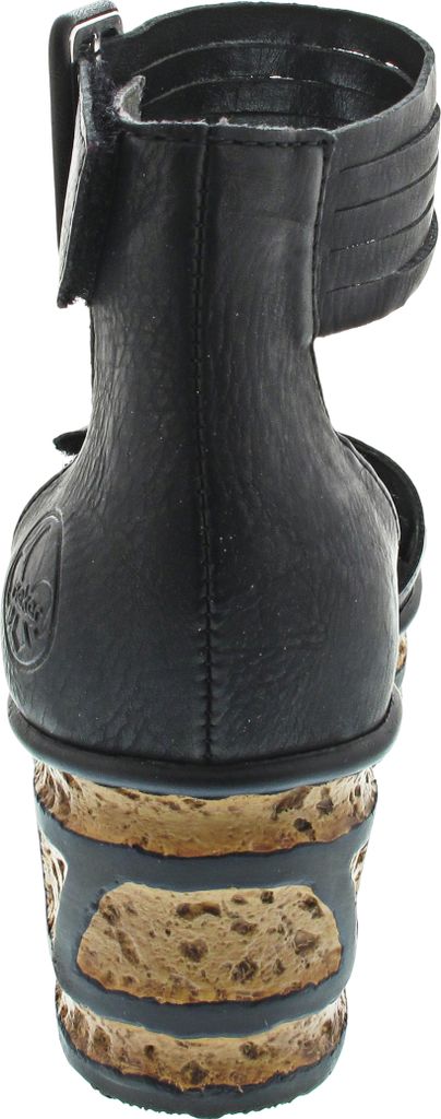 Rieker Damen Keilsandalette schwarz Produktbild 63