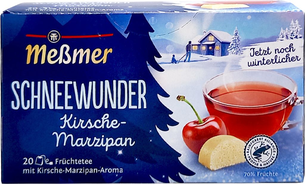 Meßmer Früchtetee Schneewunder Kirsche Marzipan, 20er Pack Produktbild 