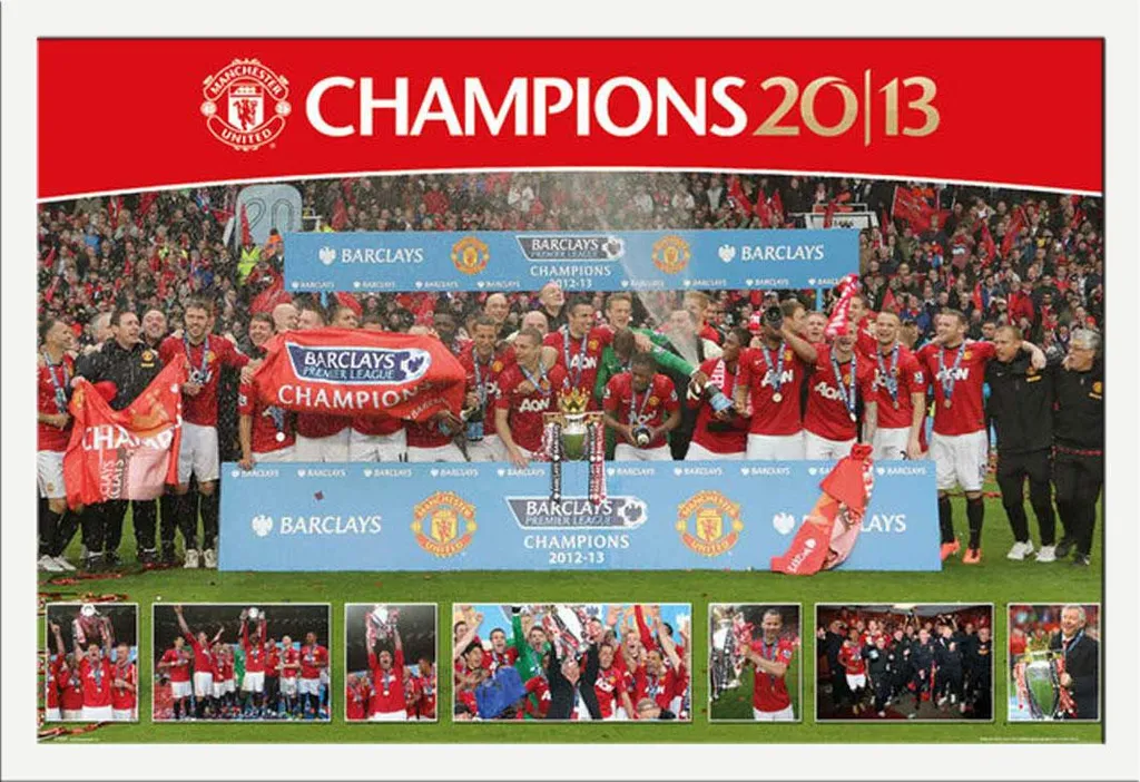 Arredo Parete Manchester United 2012/13 - Cornice Shinsuke Bianco