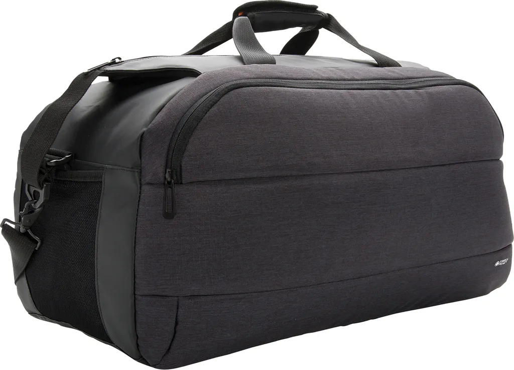 Swiss Peak - Borsa da viaggio per il fine settimana "Modern", 40L XD865 (Taglia unica) (Nero)