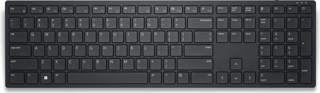 Clavier sans fil Dell KB500 pour Télétravail - Installation Facile Noir US