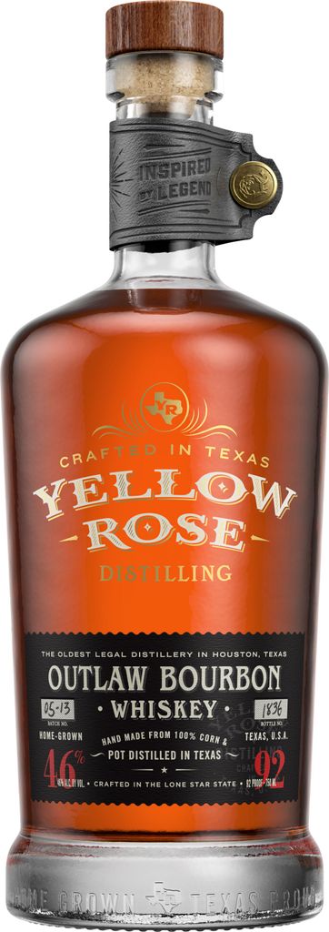 Yellow Rose Outlaw American Bourbon Whiskey 0,7l, alc. 46 Vol.-%