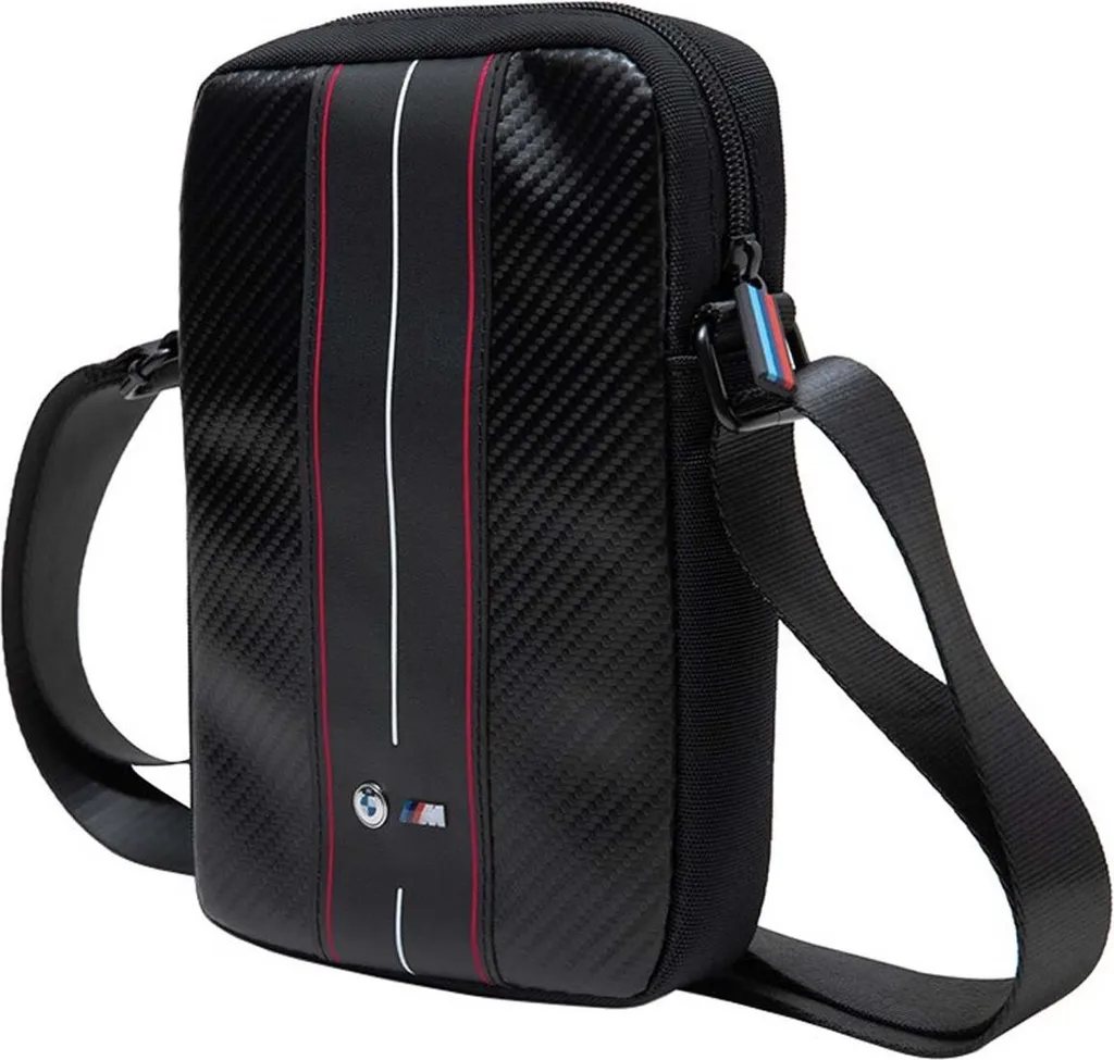 Custodia a Tracolla BMW per Tablet 8 Pollici Nylon e Carbon Look - 7