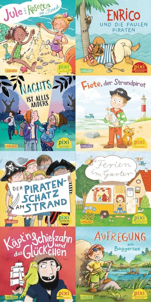 CARLSEN Kinderbücher Pixi Box 289 Ferien und Produktbild 