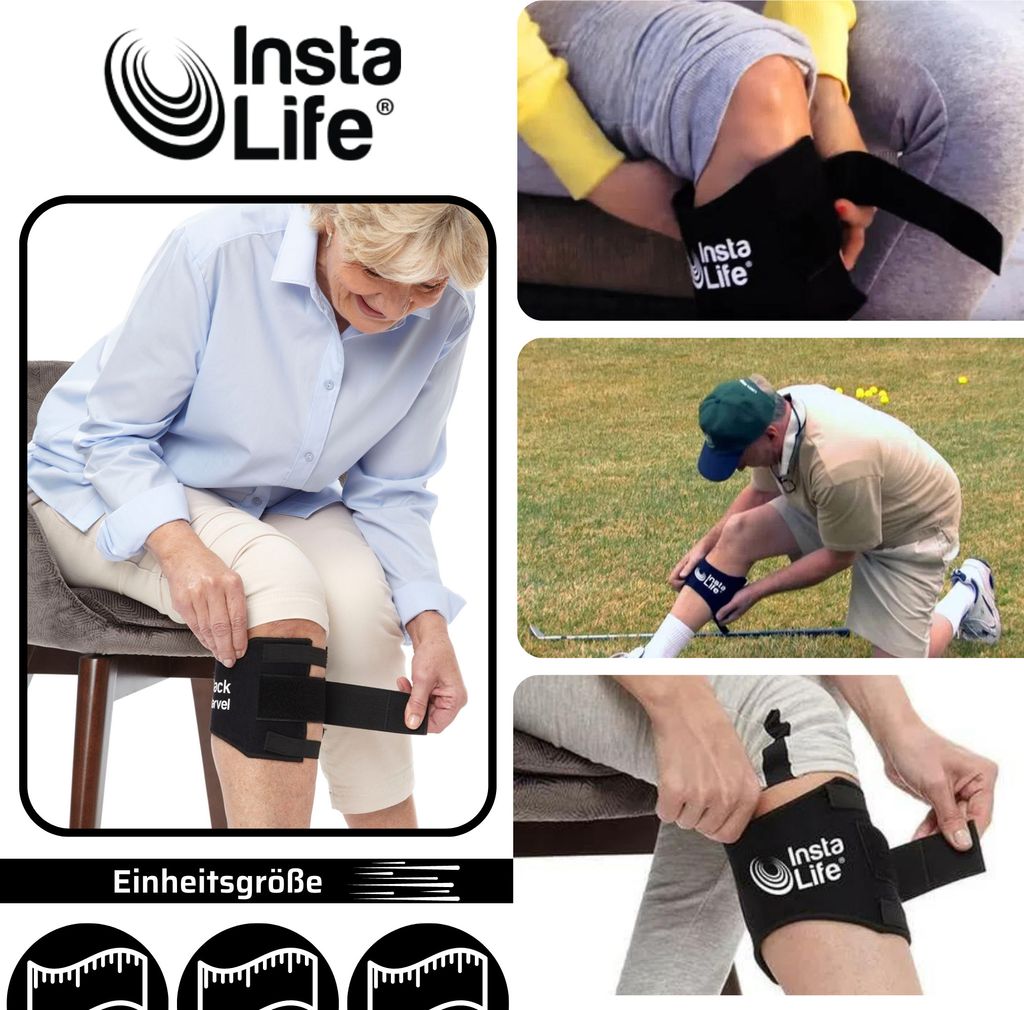 Insta Life® - 2er Set - Kniebandage, Akupressur Sport Produktbild 7