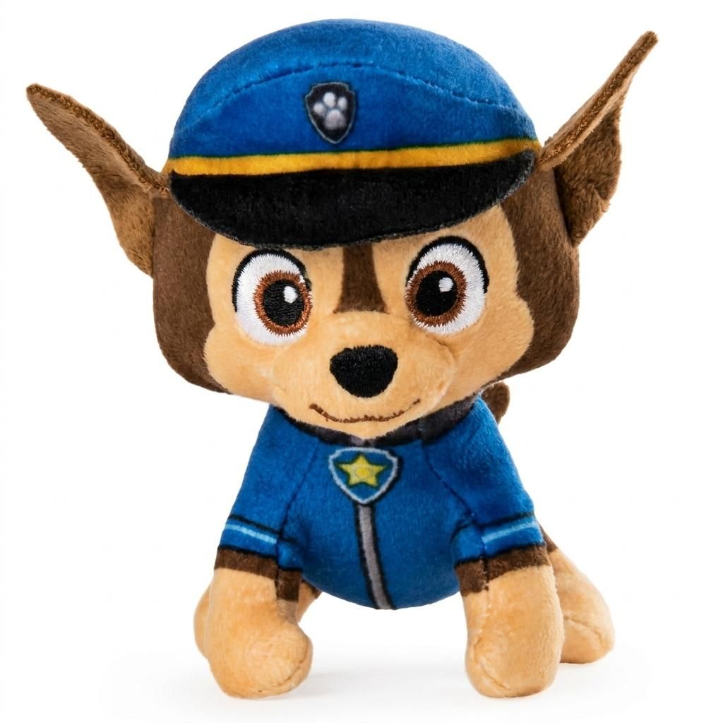 Chase Paw Patrol Plüschfigur 12 cm Kuscheltier offiziell lizenziert Kinder Spielzeug weich Stofftier Sammelfigur Geschenk