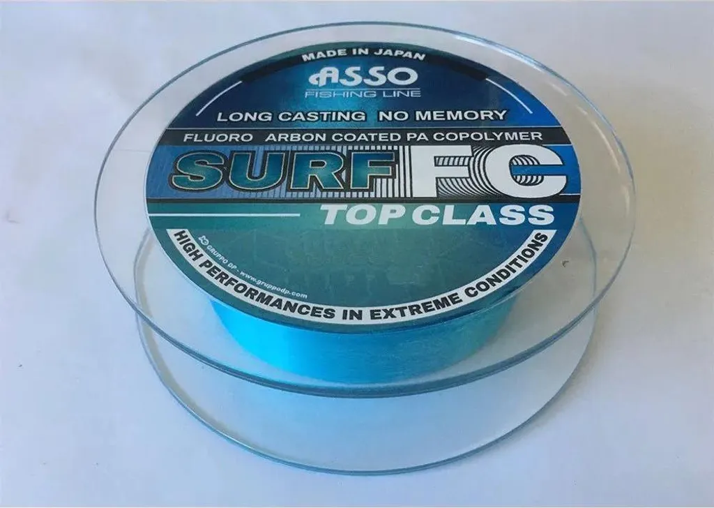 Fil de Pêche Monofilament Bleu 1000m Asso Surf 14 Lbs Spécial Surfcasting