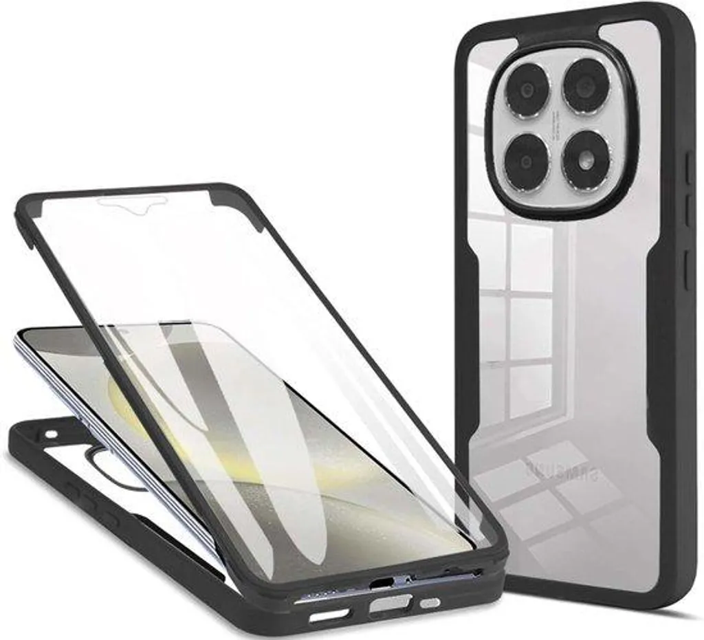 Coque antichoc Xiaomi Redmi Note 14 Pro Plus 5G avec film transparent