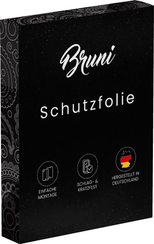 Bruni Basics-Clear 2x Schutzfolie kompatibel mit Teclast T65 Max (2025) Folie
