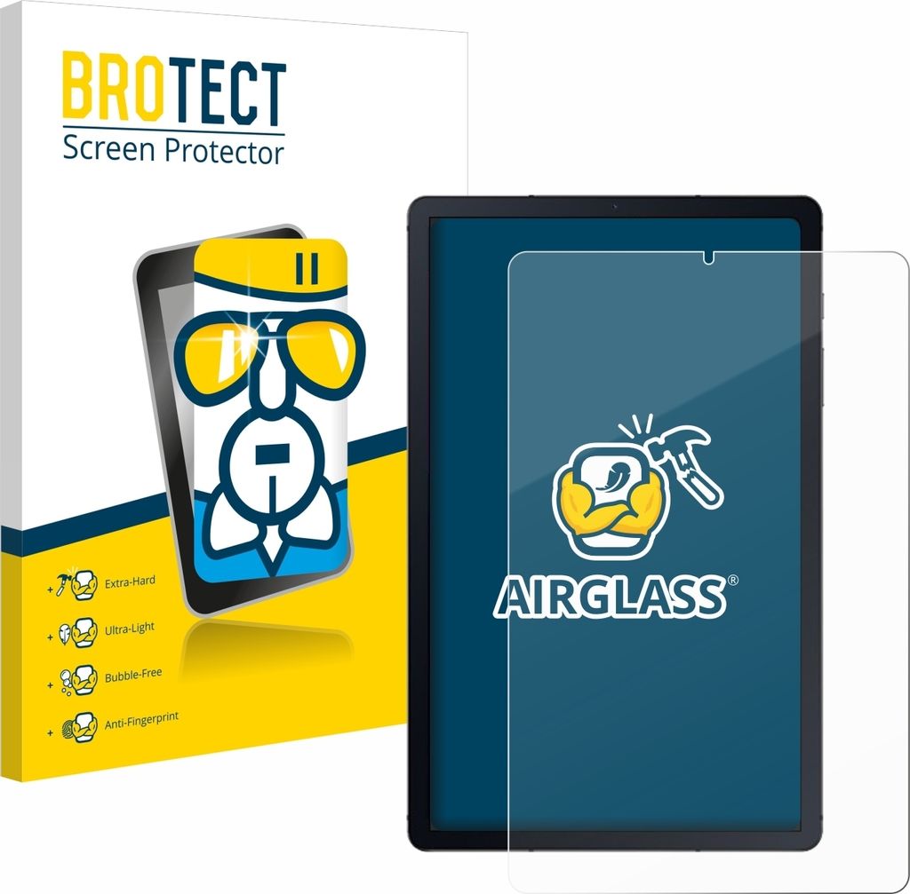 BROTECT Schutzglas für Samsung Galaxy Tab S6 Lite LTE 2024 Schutzfolie Panzer Folie Glas Display Schutz klar