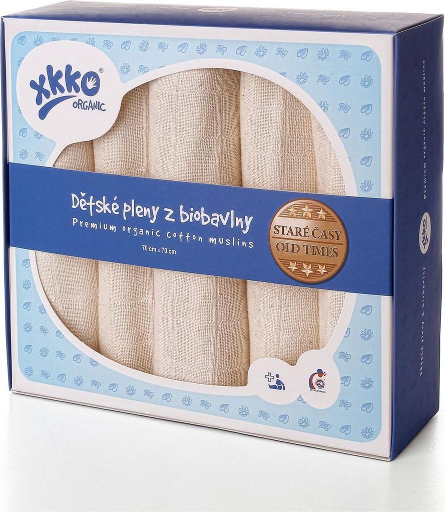 XKKO Organic 70x70 Staré časy - natural - 5ks Obrázek produktu 