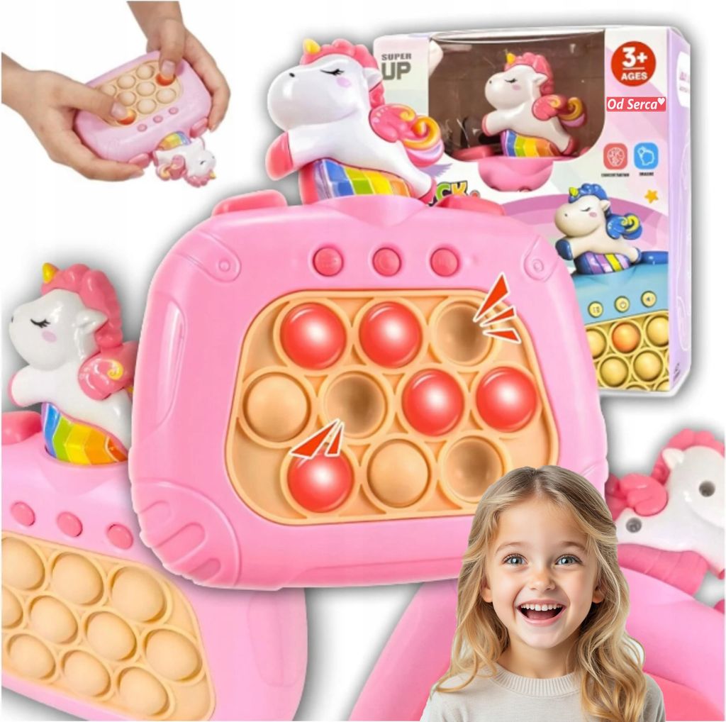 Sensorisches Spiel Einhorn Pop It Batteriebetriebene Produktbild 