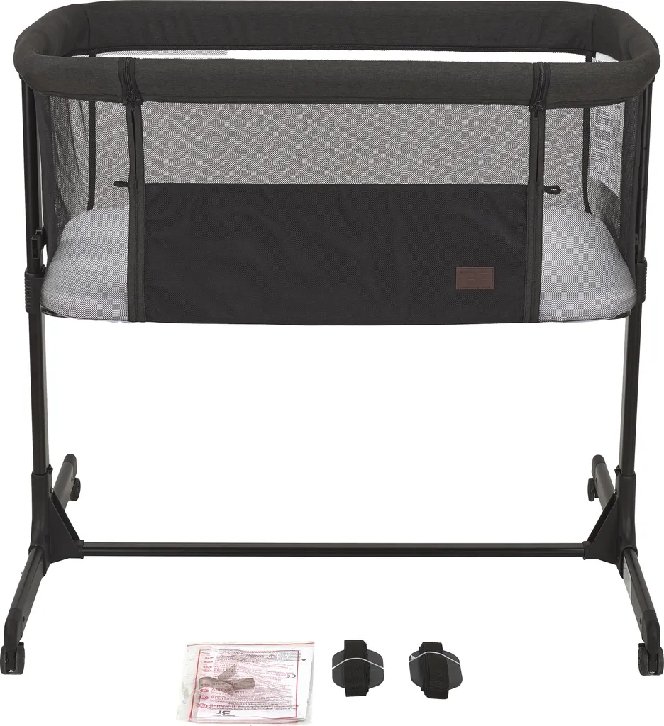 Lit d'Appoint Bébé pour Allaitement et Cododo avec Matelas et Roues