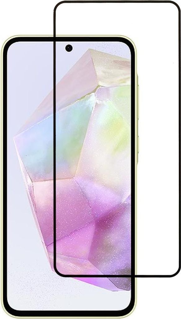 Samsung Galaxy A36 / A56 Displayschutz - Full-Cover 9H Panzerglas - Schwarz