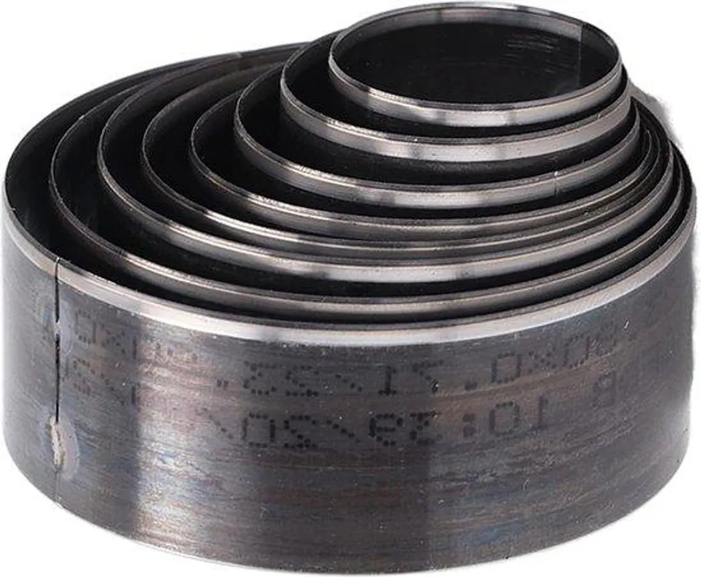 Perforateur circulaire pour cuir 25-60 mm en acier allié, lot de 8 pcs