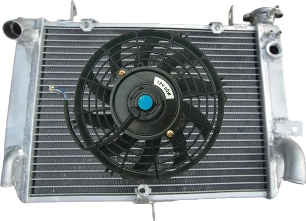 Kit de refroidissement moteur aluminium complet - Ventilateur vert armée