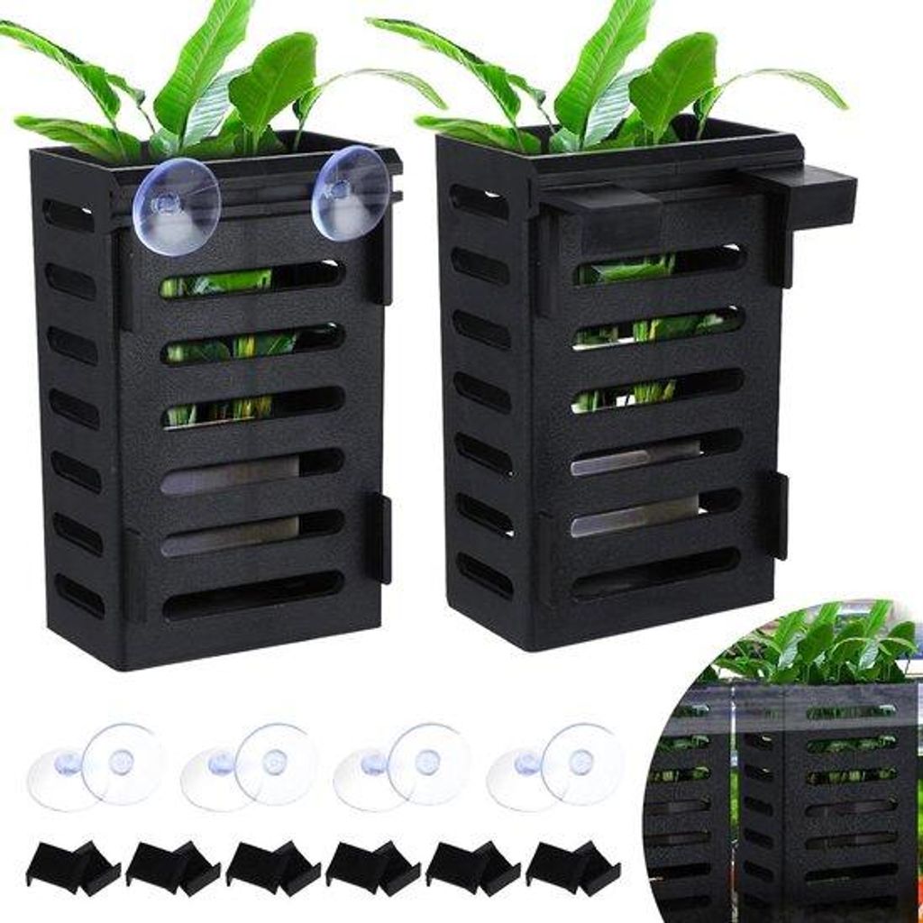 Aquarienpflanzenhalter mit Haken und Saugglocken für Aquakultur